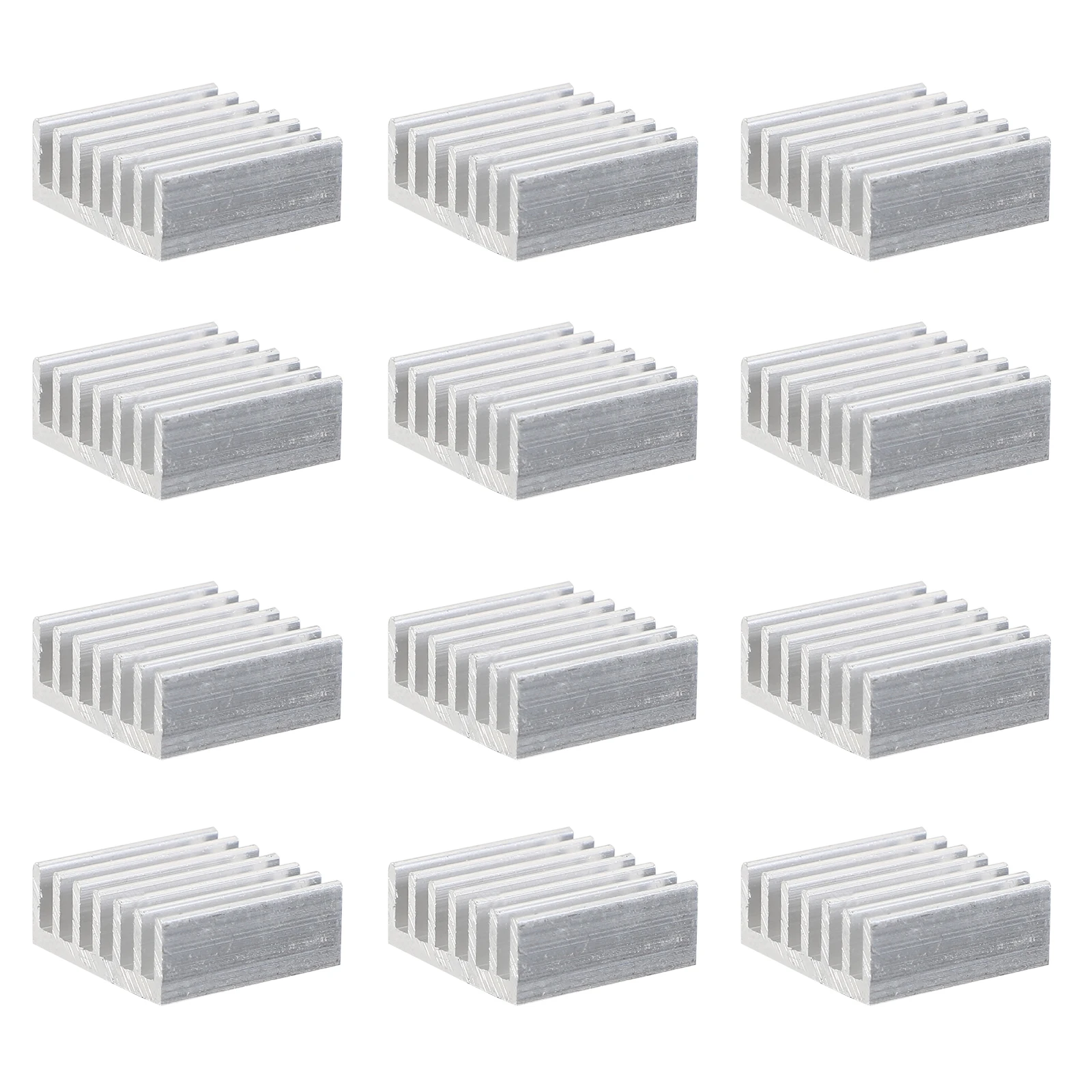 

Aluminum Heatsink Cooling Pad IC Chip Cooler Silver Color Lightweight Design Computer Power LED Device Notebook Accessories