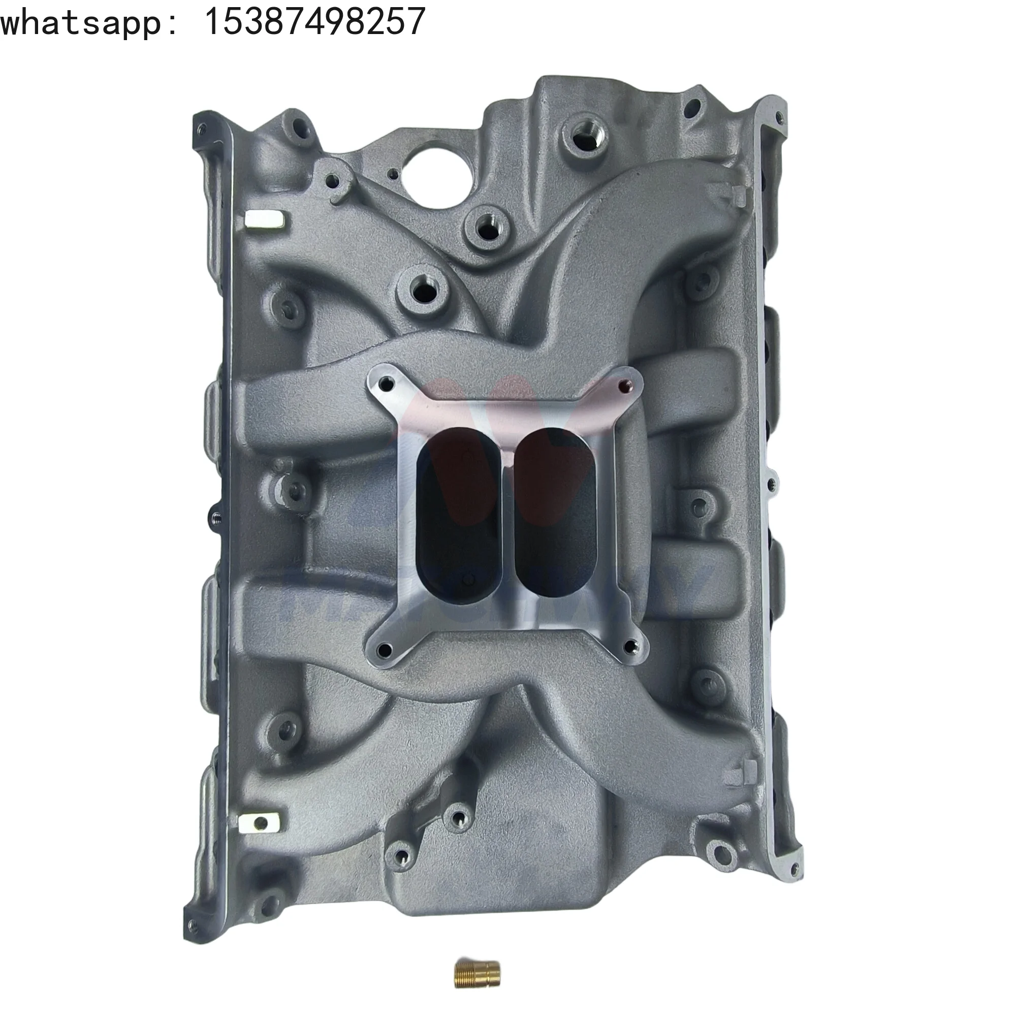 For Performer RPM Satin Aluminum CNC Machined New Dual Plane Intake Manifold for FE 390 406 410 427 428 V8