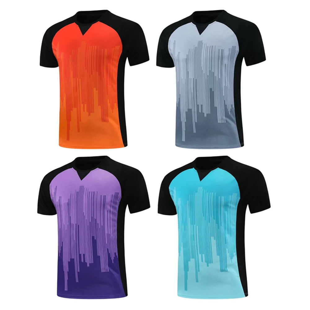 

Professional Referee Basketball Jersey Men & Women Judge Tops O-Neck Short Sleeves Tennis Volleyball Track Field Umpire Shirt