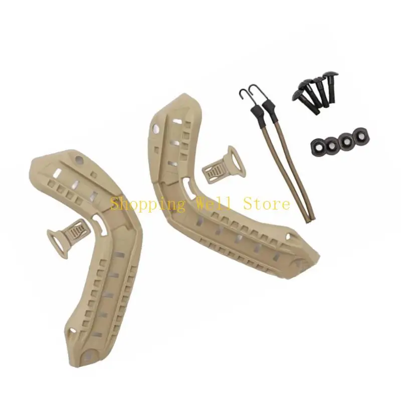 KX4B Training Accessory Helmets Side Guide Rails Outdoor Helmets Mount Rails Helmets Accessory Reliable