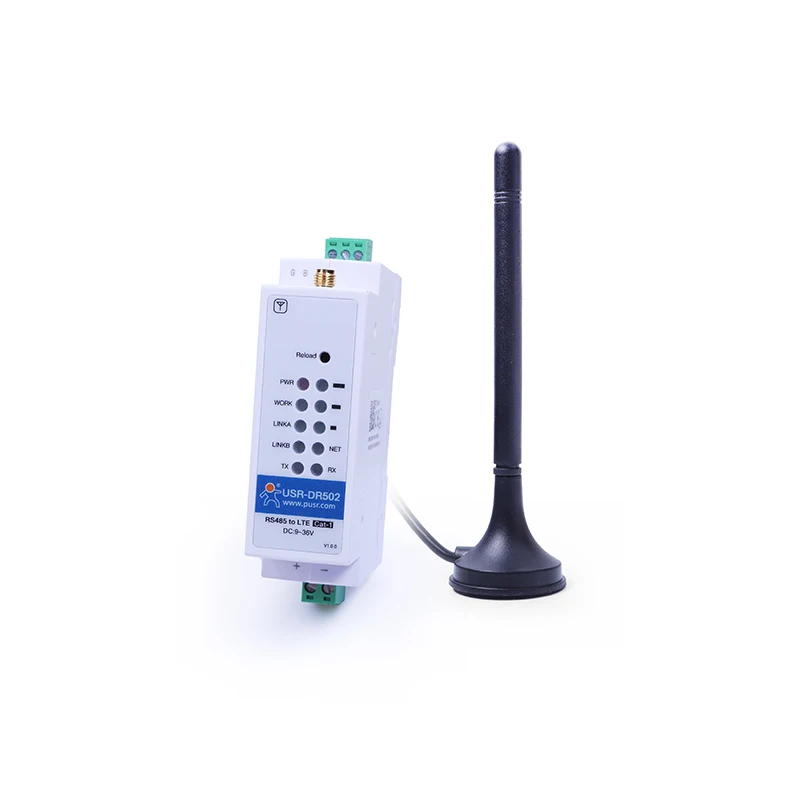 USR-DR504-EC Modem cellulari industriali su guida Din 4G LTE RS485 con slot per scheda SIM