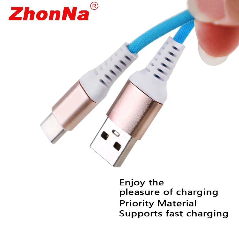 Quick Charging Micro USB Cable For Mobile Phones, Enjoy Charging Pleasure, Samsung, USB C-type, Xiaomi Hongmi Micro Data Cable