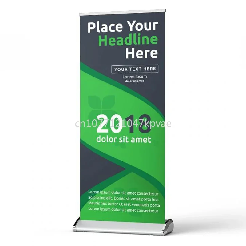 Roll Up Advertising Banner Stand Roll Down Banner Rollup Standee Aluminum Retractable Banners