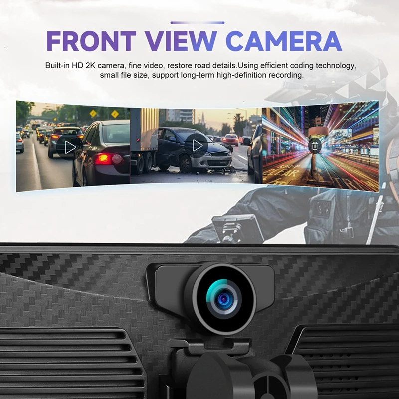 

6.25inch Motorcycle Navigation Screen Front Rear Cameras PortableJAS