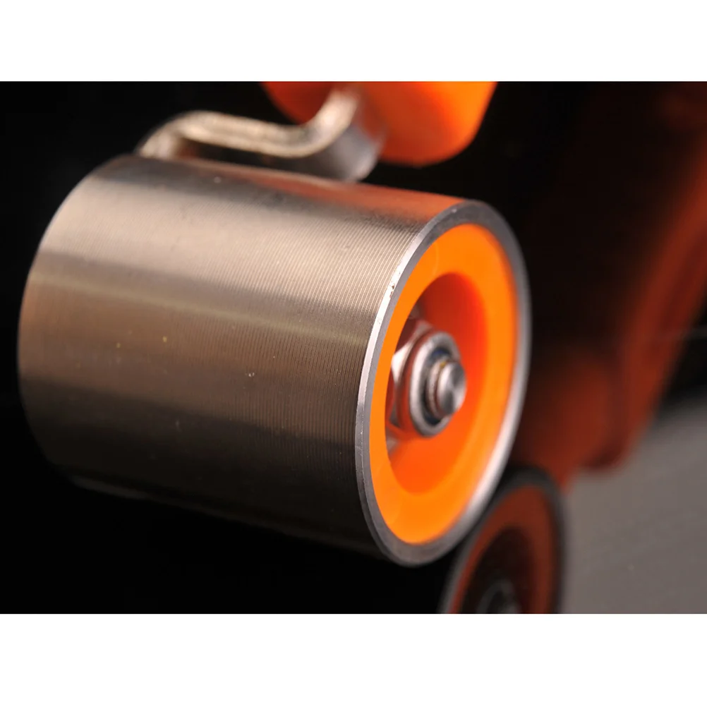 

Stainless Steel Wall Sticker Roller Silver Orange Flat Pressure DIY Tool DIY Wallpaper Decoration Adhesive Wall Sticker Roller