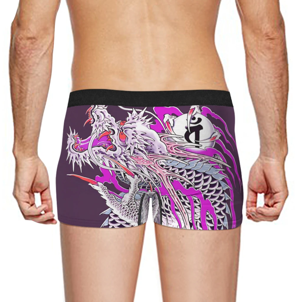 Dragon Of Dojima Yakuza Underpants Homme Panties Men\'s Underwear Ventilate Shorts Boxer Briefs