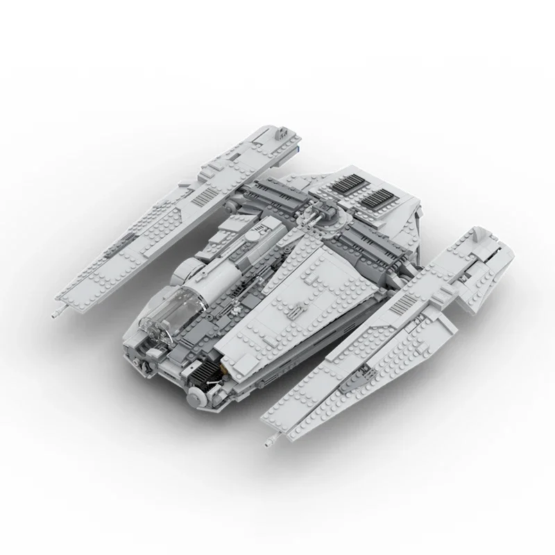 

Строительные блоки MOC Galactic Freighter Ship, 1597 шт. — комплект модели эпического космического транспорта для взрослых, коллекционный дисплей