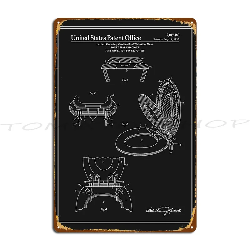 Zero Gravity Toilet Metal Signs Cinema Plaques Retro Club Printing Tin Sign Poster