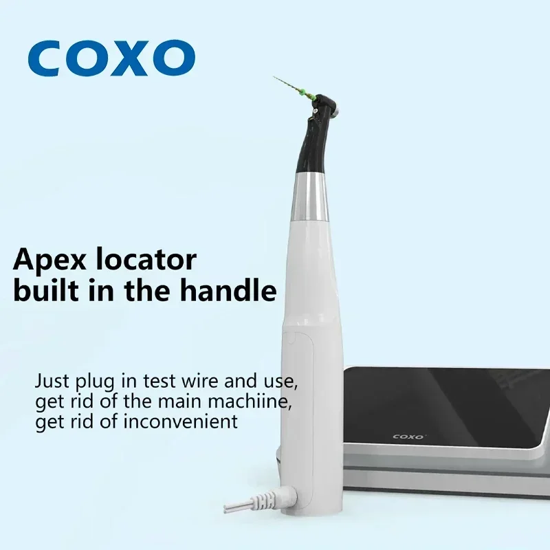 COXO C-SMART-I PILOT Cordless Endodontic Device Integrated LED Standard 16:1 Reduction Angle Attachment  Built-in Apex Locator