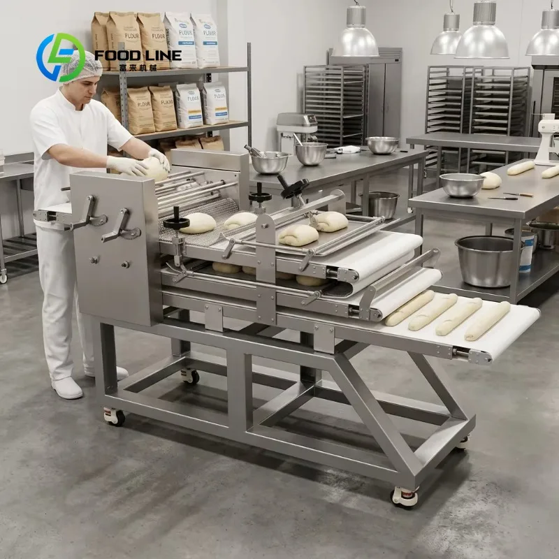 Commercial Automatic Bread Toast Moulder Machine Custom Industrial Bakery Equipment for Uniform Toast Dough Shaping