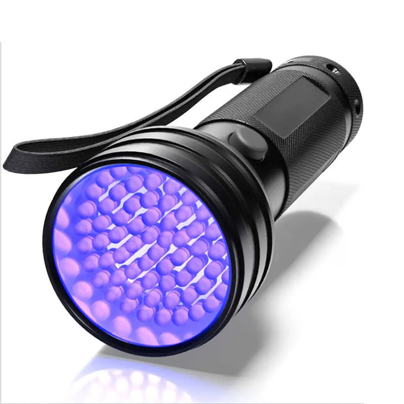 UV Flashlight Black Light 51 LED Blacklight Pet Urine Detector for Dog Urine Dry Stains Bed Bug Resin Curing Scorpions Finder