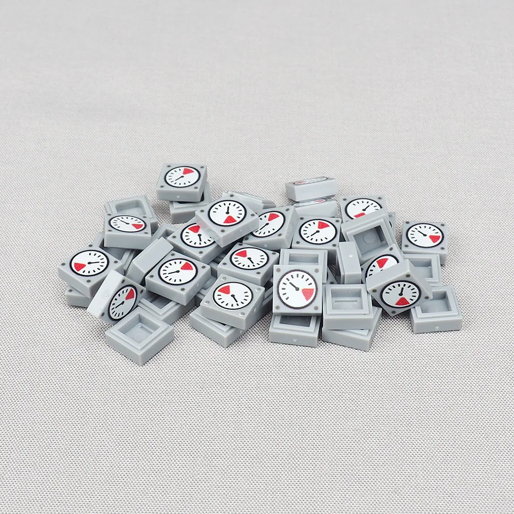 MOC 10PCS Part Bricks 3070 Screw Head Pointer Instrumen Pattern Building Blocks Vehicle Car Machine Compatible Accessories Gifts