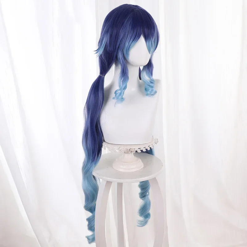 Aa waq99 Genshin Impact Sumeru 가발 Layla 코스프레 전문 소품 내열성 합성 가발 qq 2025