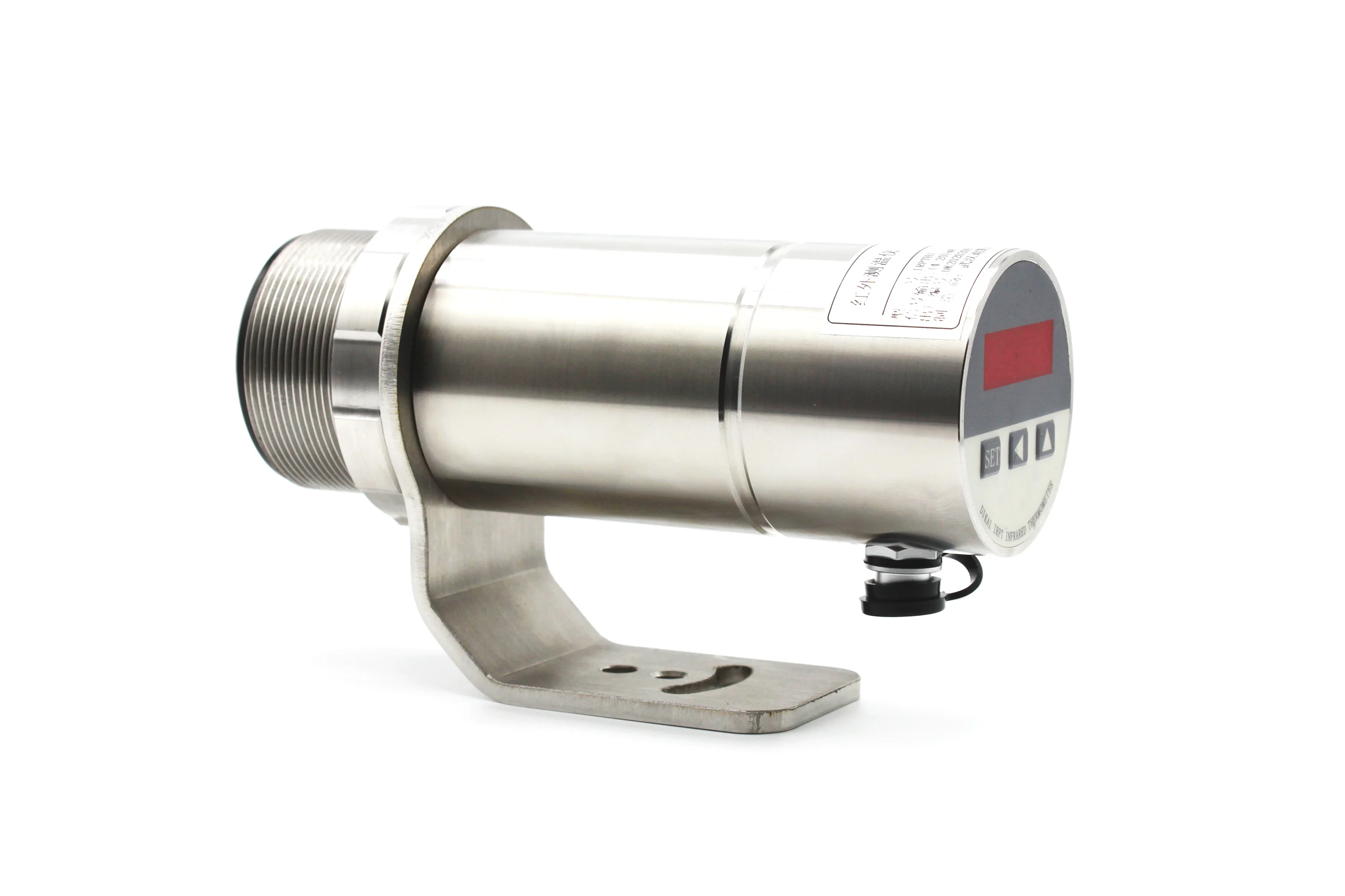 （for i piece)Temperature Sensor Pyrometer with LED Display, IP65 Waterproof, Stainless Steel, Harsh Environments
