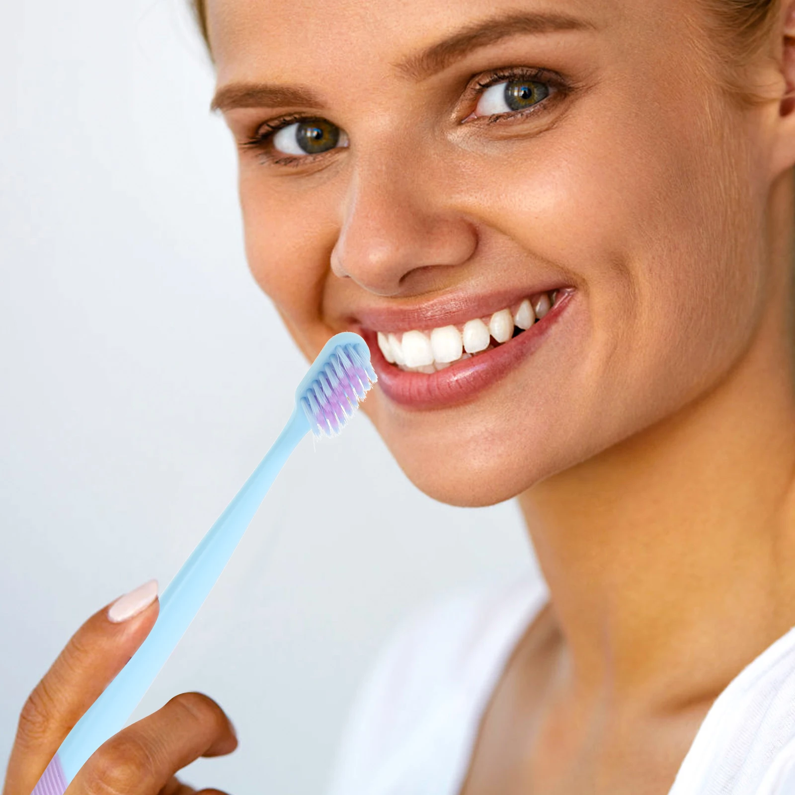 

10pcs Soft Bristle Toothbrushes Household Adult Daily Travel Manual Lightweight Oral Care Dental Hygiene Tools