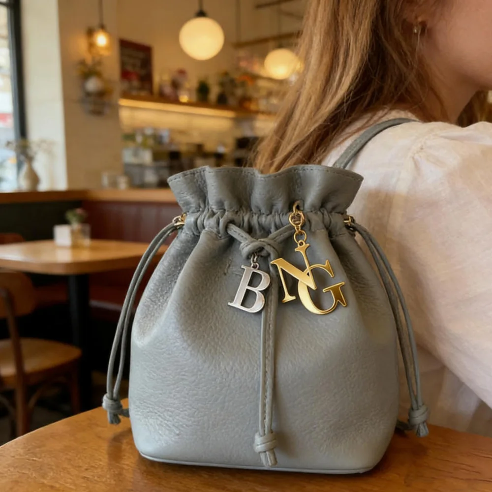 Customized bag, jewelry, first letter bag pendant, first letter keychain, unique customization, gift for loved ones
