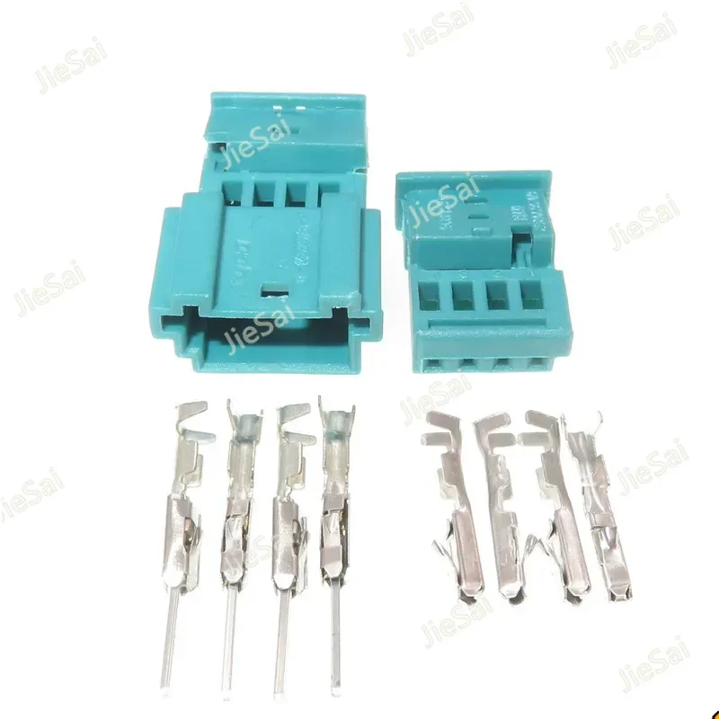 4 دبوس 968813-9 1452576-9 ممسحة السيارات الاستشعار التوصيل الباب ضوء الغلاف الجوي أضواء سلك المقبس أنثى ذكر موصل لسيارات BMW