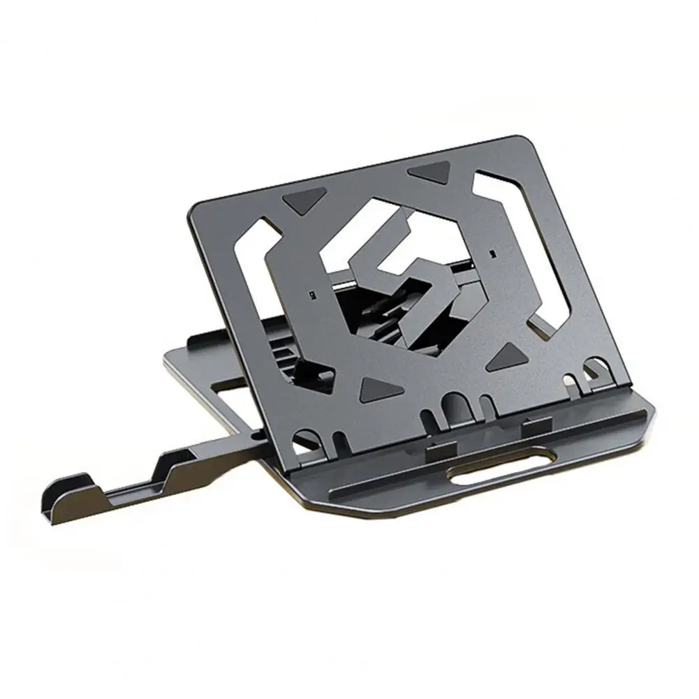 ที่วางแท็บเล็ต ที่วางแท็บเล็ตแบบพกพา ขาตั้งแล็ปท็อปแบบปรับได้พร้อมที่วางโทรศัพท์เพื่อความเสถียรสูง ความสามารถในการรับน้ําหนักที่แข็งแกร่ง