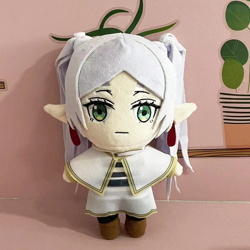 Frieren: Beeyond Journey's End ألعاب من نسيج مخملي محشوة دمية الحيوان Frieren Himmel الكرتون وسادة لينة بلوشي تمثال مروحة هدية عيد ميلاد