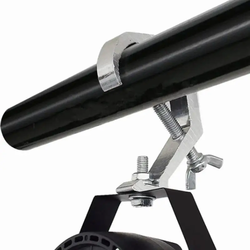 1 Stück Langlebiger Tragbarer Idealer PAR-Licht-Haken Verstellbare Aluminium-Bühnenlicht-Haken Beam-Licht-Haken Einzelner Klemm-Licht-Haken