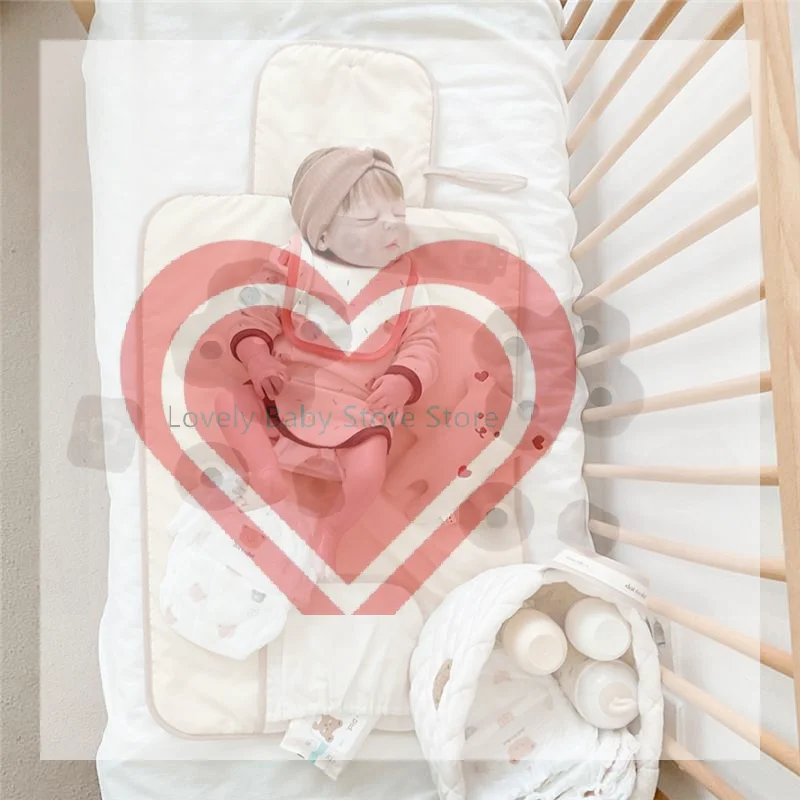 【BS】Foldable Baby  Changing Pad Waterproof Newborn Nappy Changing Mat Travel  Change Sheet Bedding Pads Breathable
