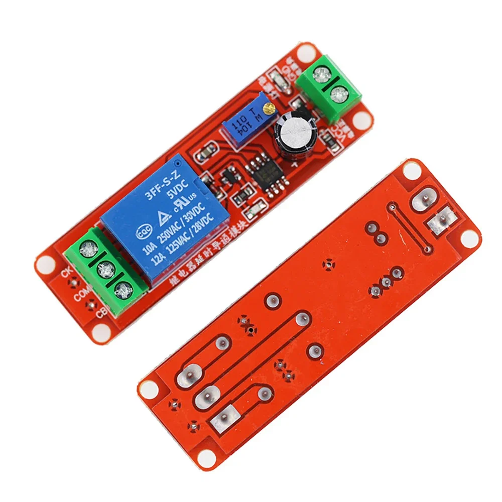 NE555 DK555 Timer Switch modulo di disconnessione regolabile modulo relè di ritardo DC 12V relè di ritardo shield 0 ~ 10S