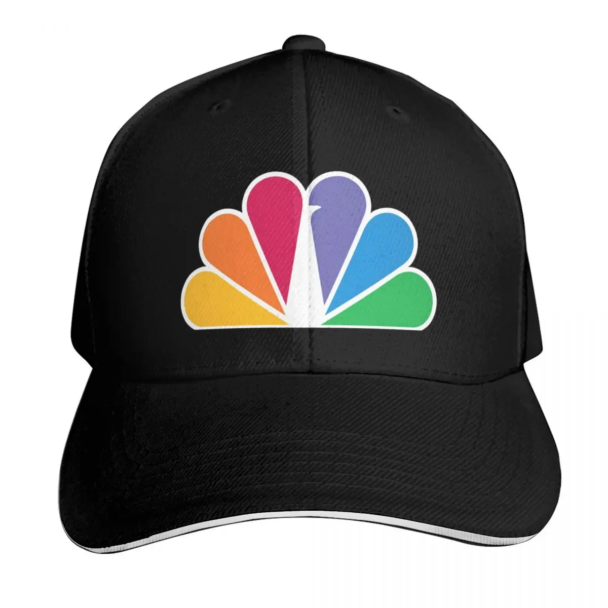 CNBC - White Baseball Cap Curved Brim Classic Fit Low Profile Unstructured Unisex for Men Women