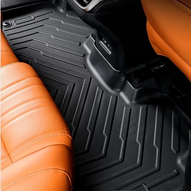 ل BYD Atto 3 Yuan Plus 2022-2025 LHD TPE الحصير وبطانة البضائع، جميع الأحوال الجوية بطانات الأرضية حصيرة صندوق السيارة