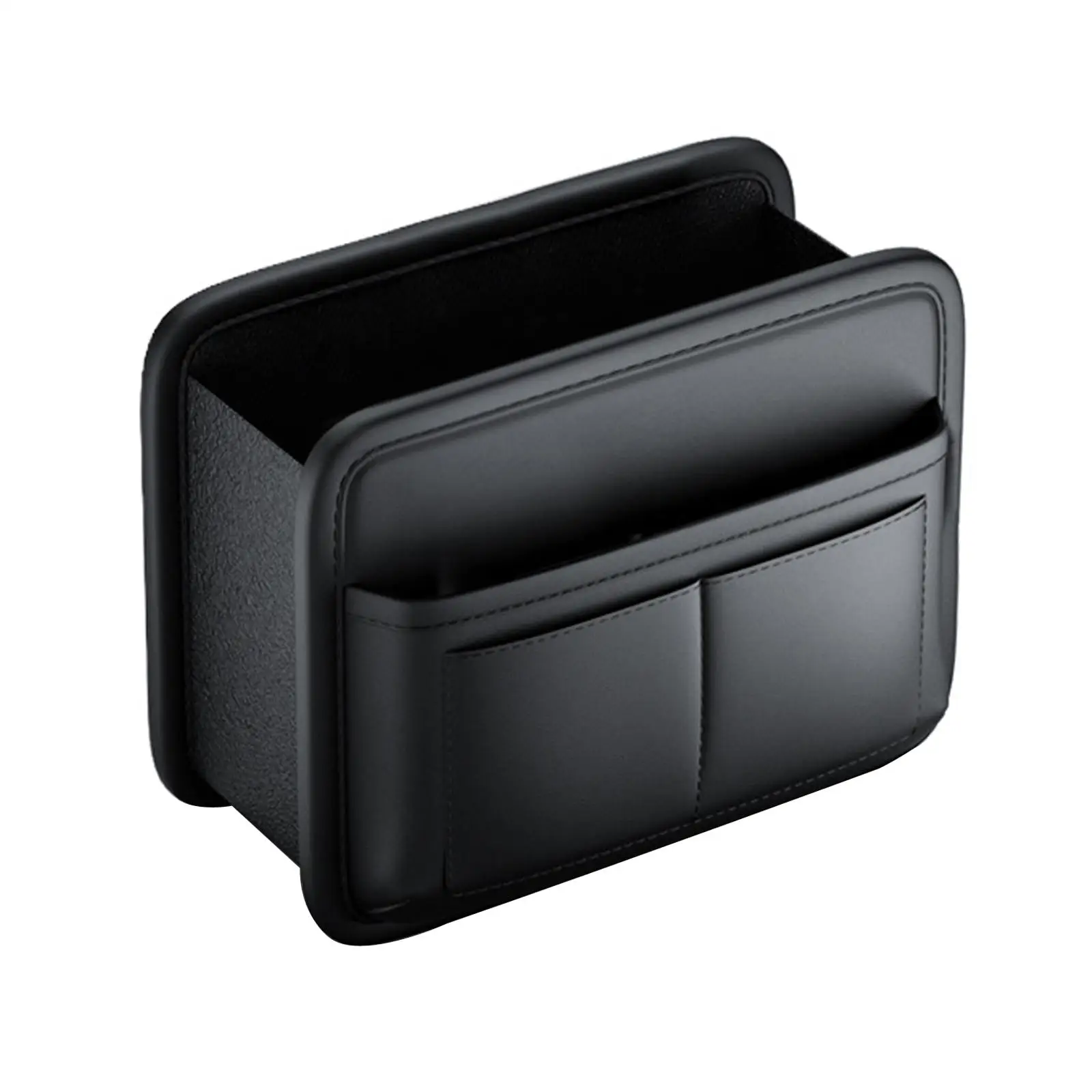 

Органайзер для автомобильного сиденья с металлическим зажимом, многофункциональный автомобильный аксессуар, сумка для хранения из искусственной кожи для взрослых, для путешествий и ключей