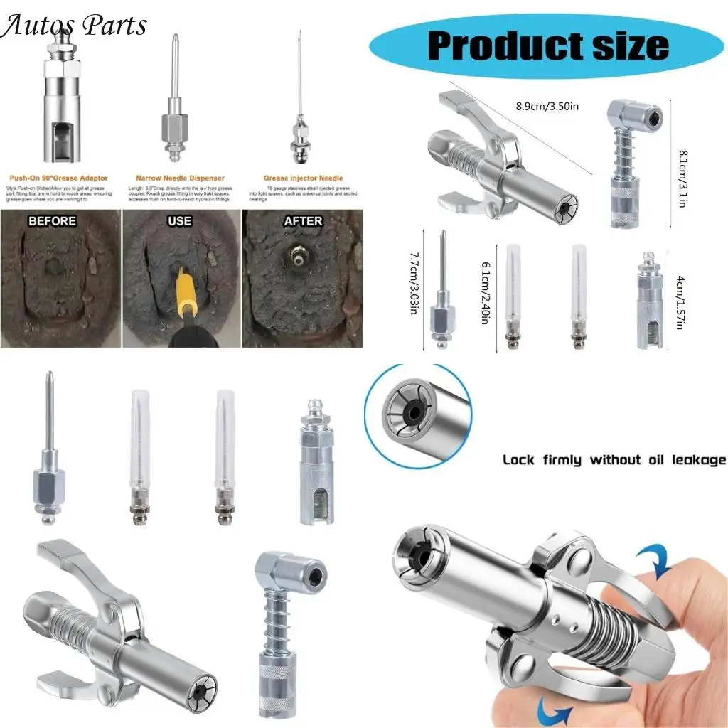 

57BA Смазочный адаптер смазочный сопло смазкой с двойной ручкой для механического обслуживания тяжелых машин