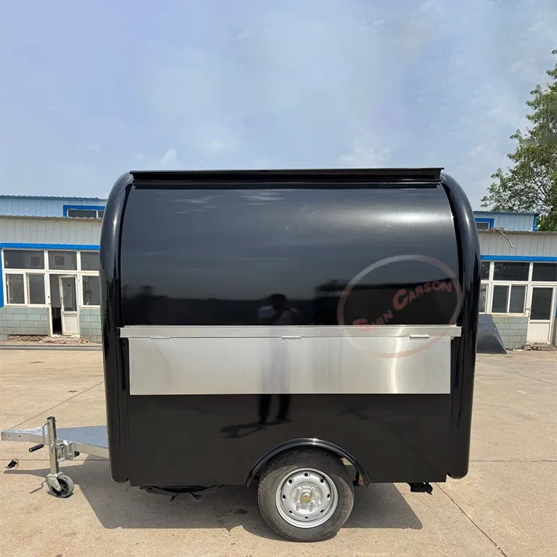 

Fast Food Truck Drinks Hotdog Cart Ice Cream Coffee Pizza Catering Trailer