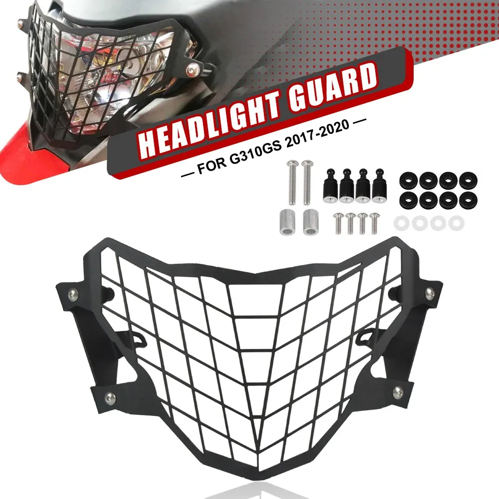 

Motorcycle Headlight Protector Grill Guard Front Lamp Lens Protective Cover For BMW G310GS G310R 2017 2018 2019 2020 2021 2022