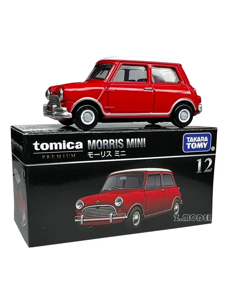 TAKARA TOMY TOMICA diecast alloy model Black Box TP12 Morris MINI Mini First return, Children\'s Day gift toy for boys.