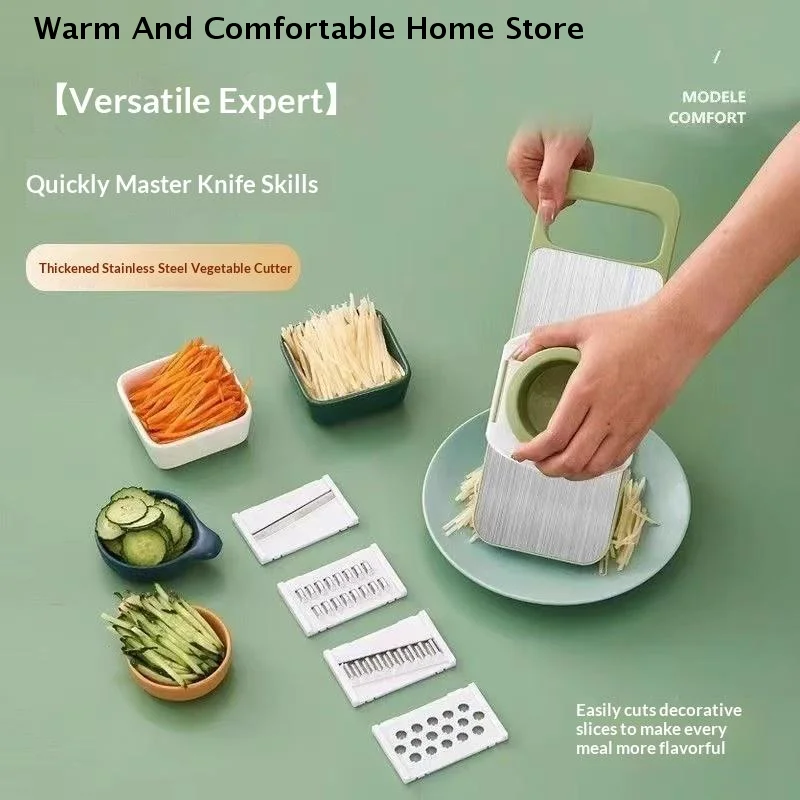 【SE】Home Kitchen Grater Multifunctional Carrot Shredded Board Vegetable Cutter Potato Shredded Shredder Artifact Grater