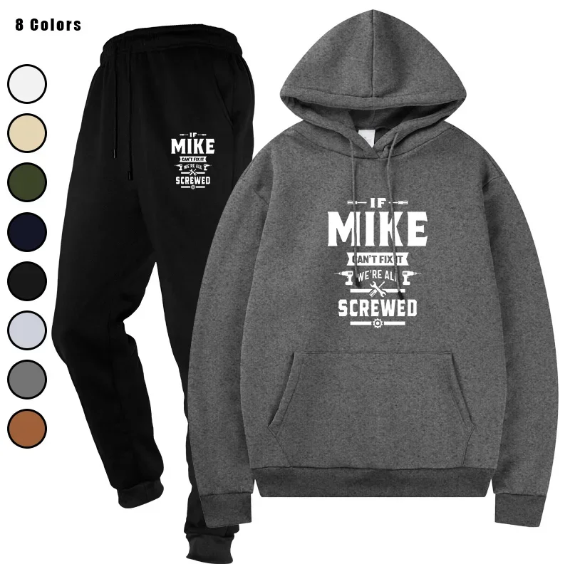 

Men's Sports Suits Fashion Hoodies + Pants Two Pieces Sets Tracksuit Running Casual Sweatshirts Sweatpants Men's Clothing