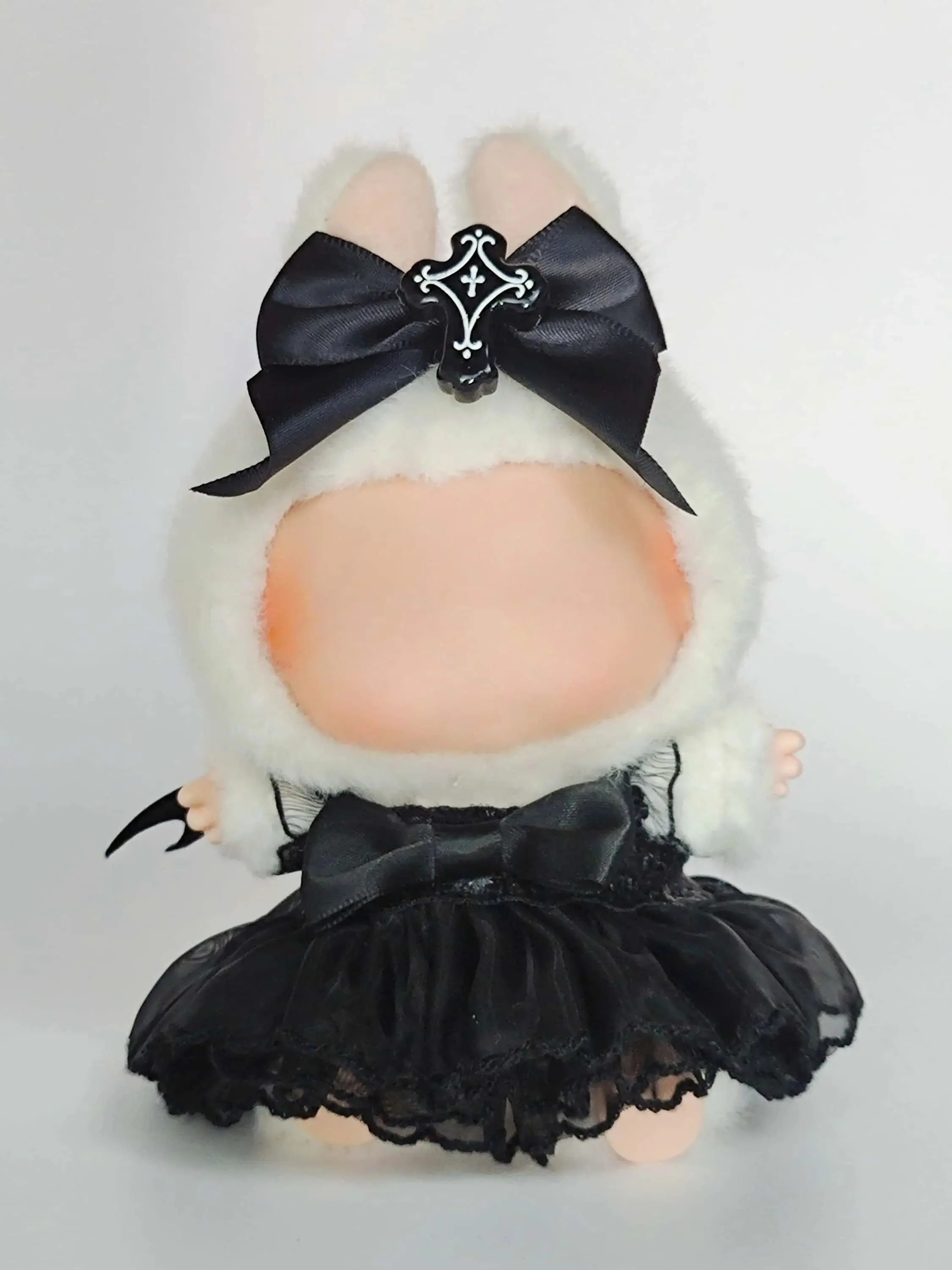 For 17cm Labubu V2 V1 Purple Dress Doll Clothes Outfit Accessories Idol Doll Clothing for Kid Gift Labubu Ropa image 5