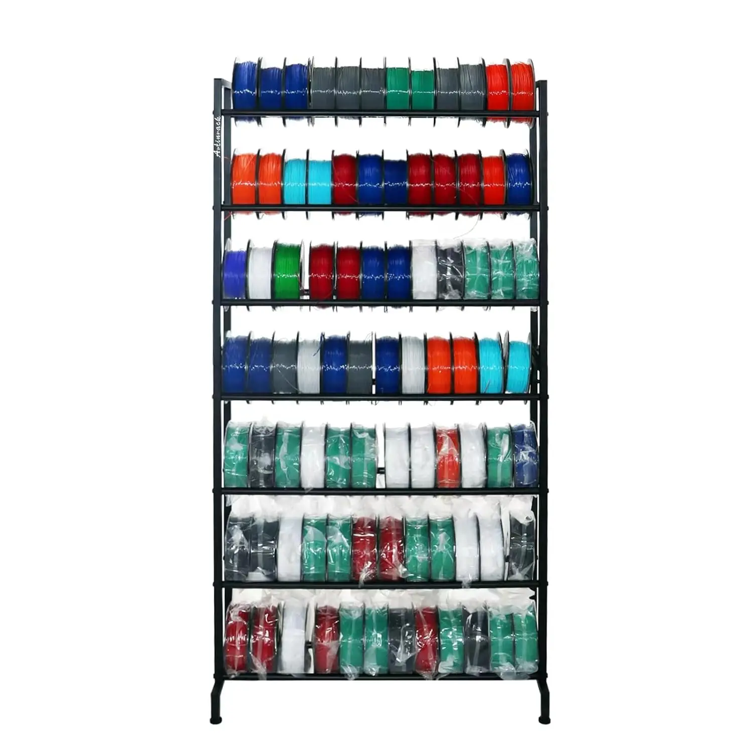 

Heavy Duty 7-Tier Filament Rack for 3D Printing Storage, Large Capacity Shelves
