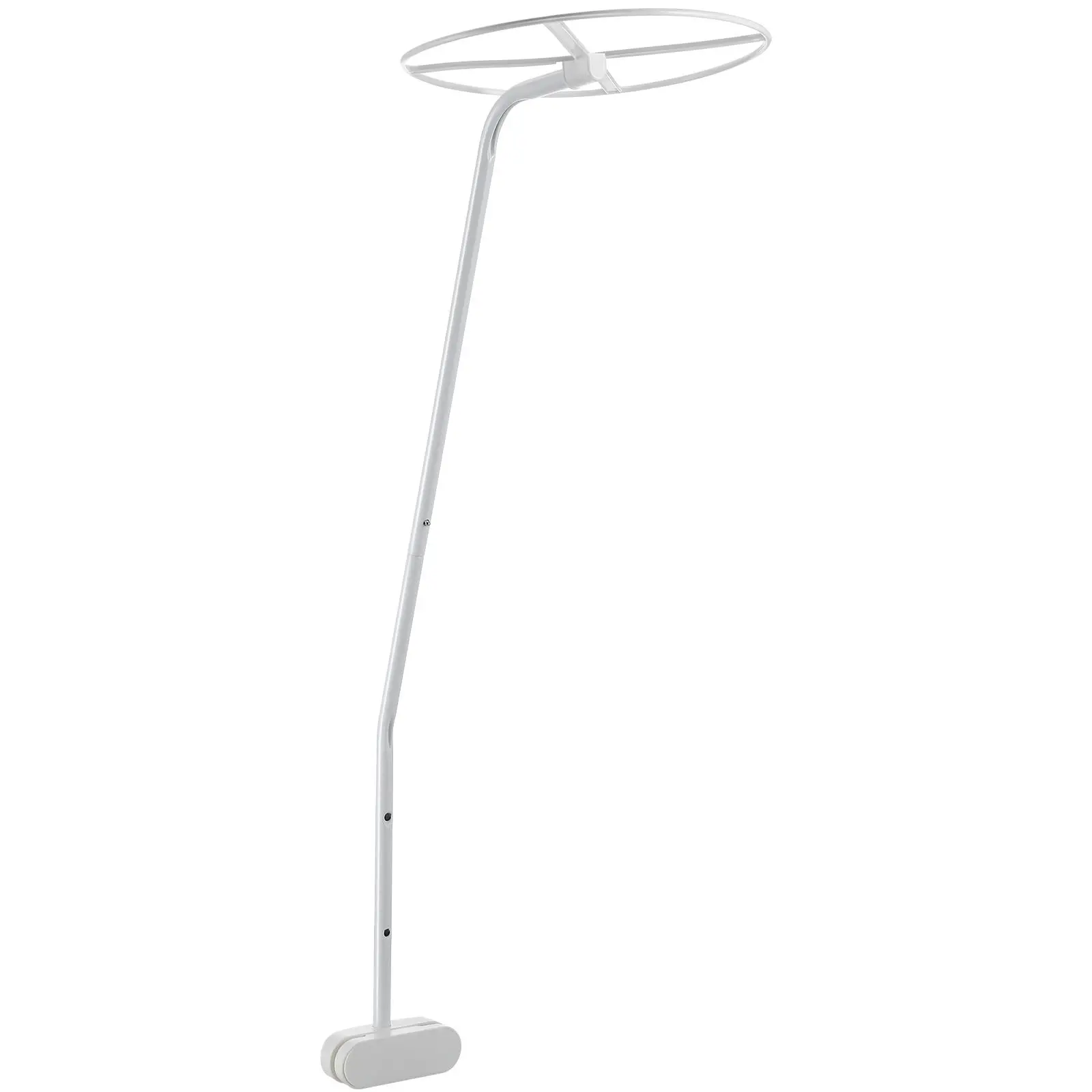 1 مجموعة ناموسية حامل سرير المظلة حامل معدني قوس صالح لحمالات سرير قوية تحمل مادة الصلب آمنة الطفل #2