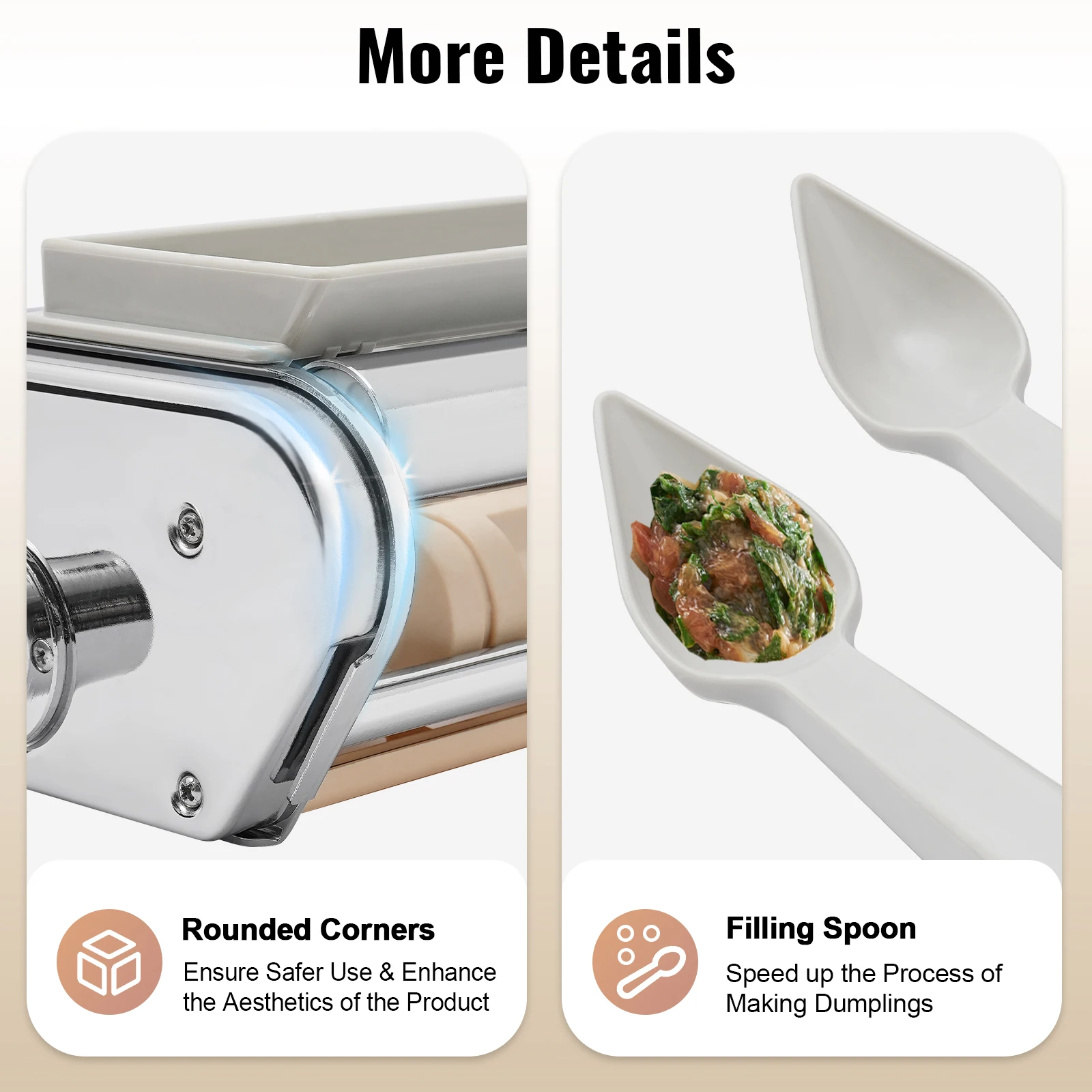 Stainless Steel Ravioli Maker Attachment 3-Row Dumpling Maker for Stand Mixer, Easy Pasta Press for Home Kitchen