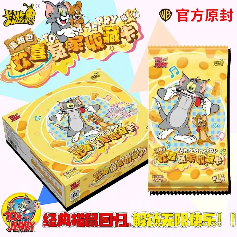 KAYOU Genuine Tom and Jerry Happy Enemy Multi functional Pack Classic Legend SE Cartoon Anime Series Collection Card Toy Gift