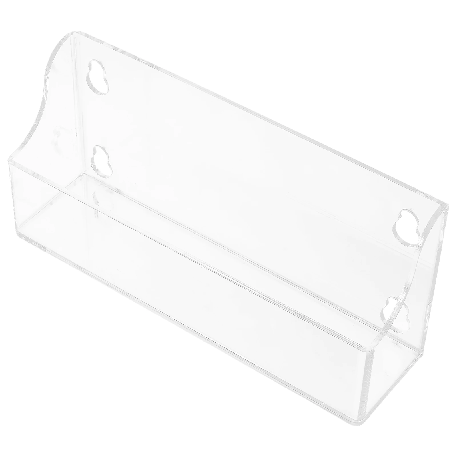 

Acrylic Hanging Shelf Refrigerator Organizer Removable Suction Cup Rack for Chocolates Drinks Storage Kitchen Home Office