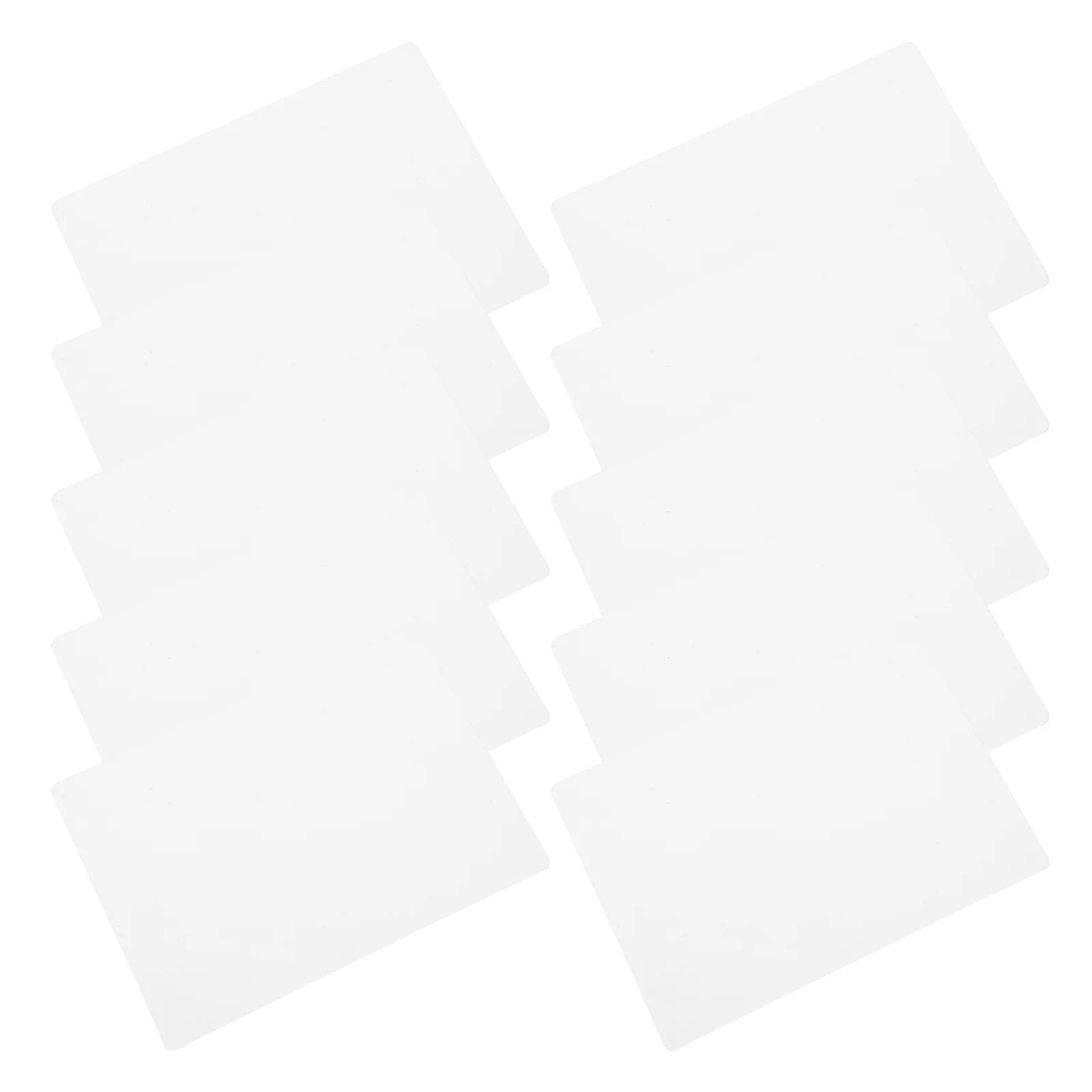 

10Pcs Dry Erase Whiteboards - Multi Functional Reusable Boards for Price Signs Menus - Compact Personal Writing Board for Office