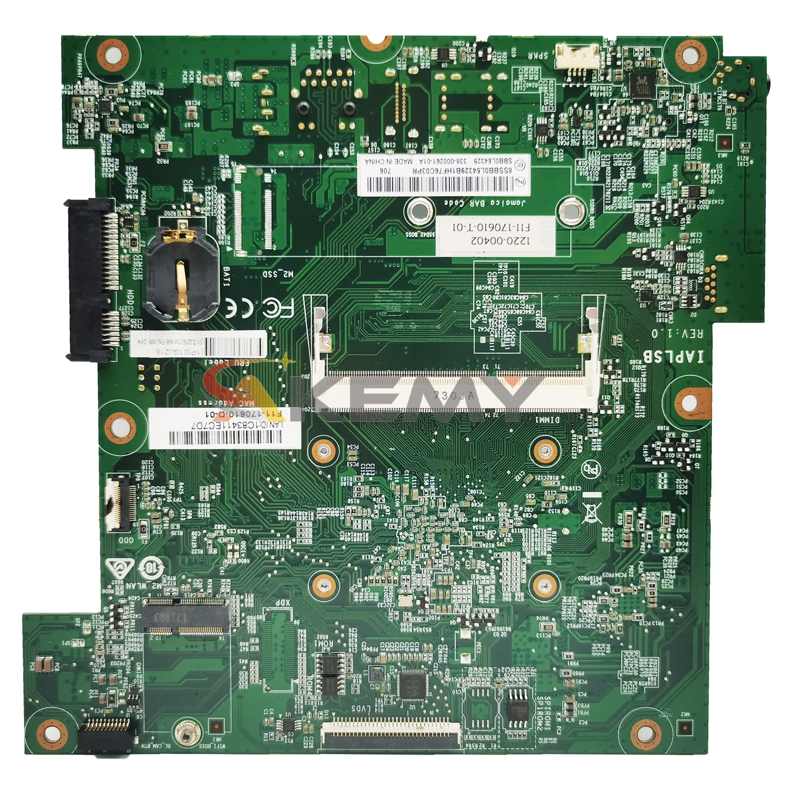 310-20IAP/310-20ASR Mainboard For Lenovo Ideacentre AIO 01GJ213 IAPLSB REV:1.0 All-in-One Motherboard J3350/J3355/J4205 CPU