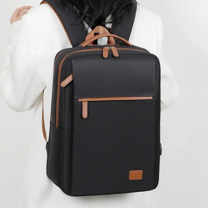 

2025 Business Backpack Men Women New Trendy Design 15.6-Inch Laptop Backpack Student Schoolbag Boarding Backpack Male mochila