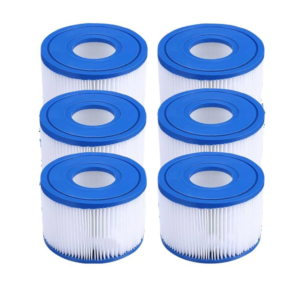 

6Pcs Pool Spa Replacement Cartridge Type S1,for Intex-29001E 11692 Hot Tub Filters Type S1 PureSpa Filter Pump Cartridge