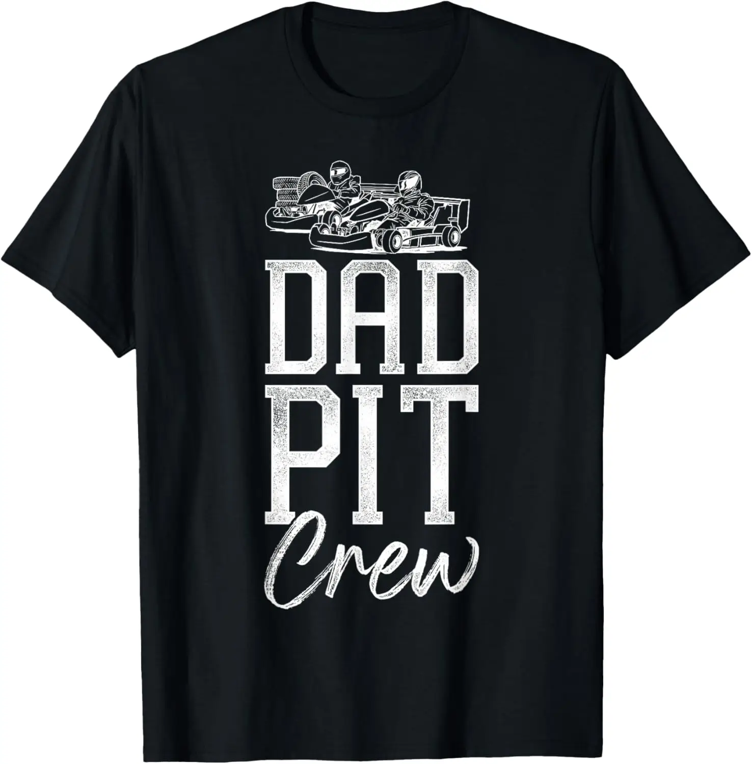 

Винтажная футболка Go Kart Racing Dad Dad Pit Crew