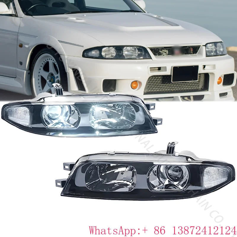 Высококачественная фара для Nissan Skyline R33 GTS GTST 1990-1998 серии 1 и серии 3 (не для GTR) Светодиодная фара 90-98