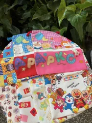 Anpanman Puzzle Drawstring Storage Bag Shopping Travel Clothes Mummy Diaper Bag Sundry Packaging Bags Baby Toys Organizer