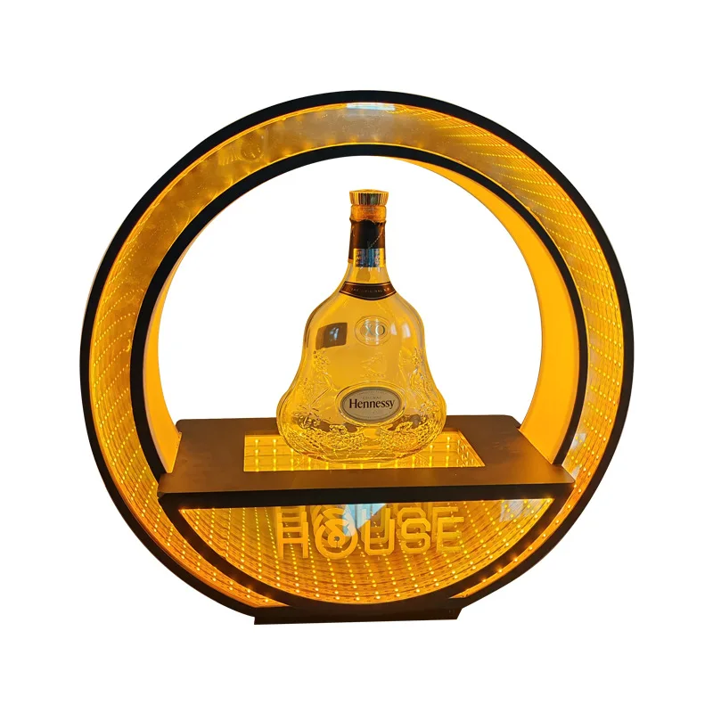 

[Customized] Bar nightclub luminous atmosphere party foreign wine red wine cocktail wine display rack