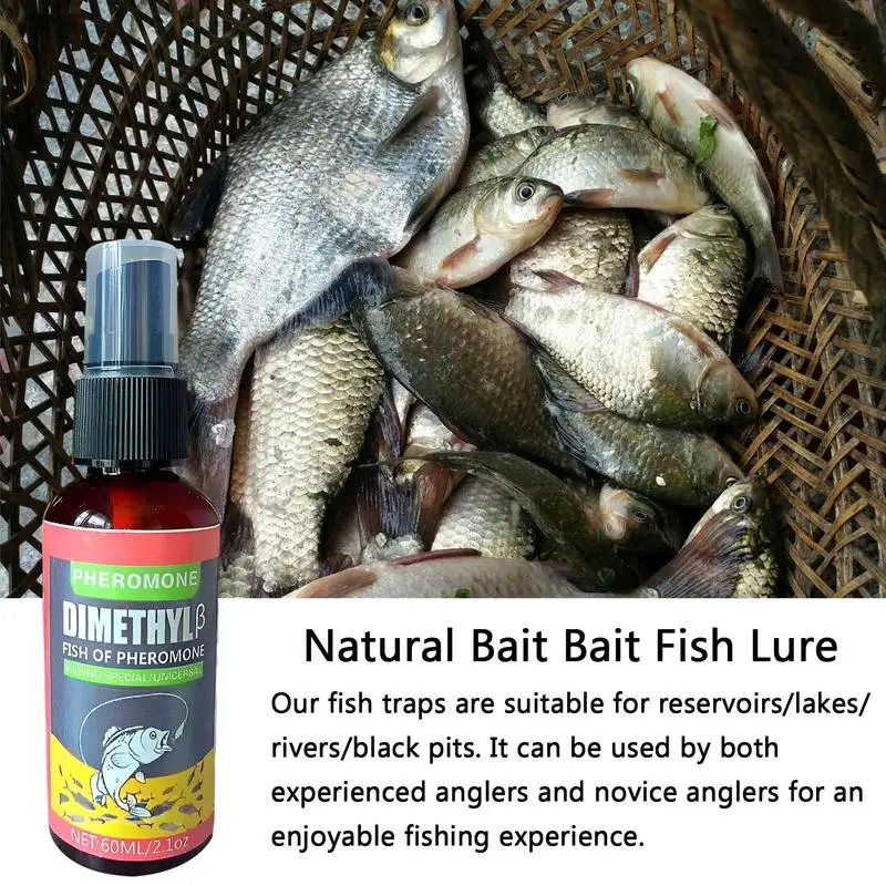 Fish Lure Agent Fishy Smell Fish Pheromone Food Attractant Wild River Wild Fishing Crucian Carp Carp Herring  60ml